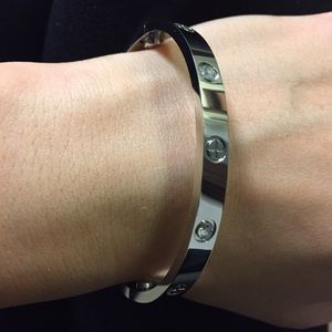 + rhinestone bracelet